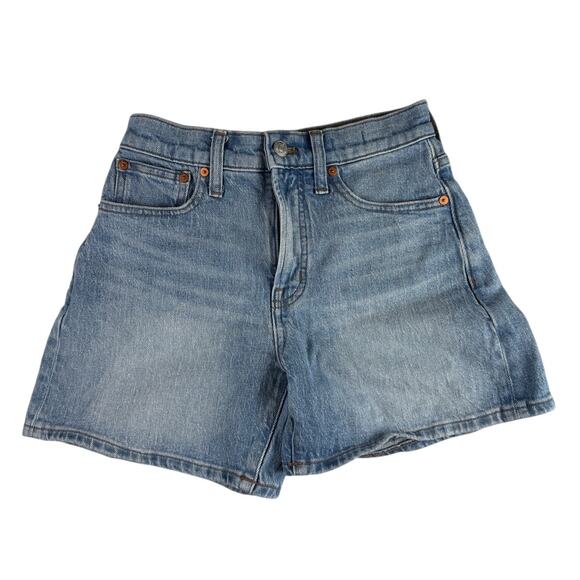 Madewell The Perfect Mid-Length Jean Shorts - Size 24 - Picture 1 of 7